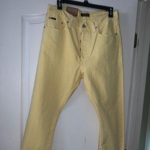 Polo Ralph Lauren Yellow Jeans